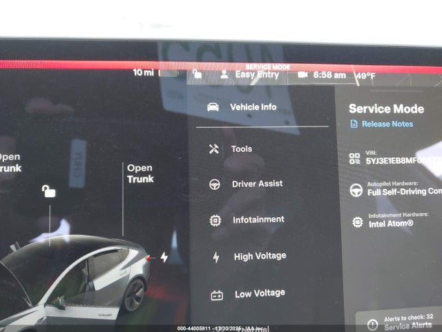 44005911 :رقم المزاد ، 5YJ3E1EB8MF066723 vin ، 2021 Tesla Model 3 Long Range Dual Motor All-wheel Drive مزاد بيع