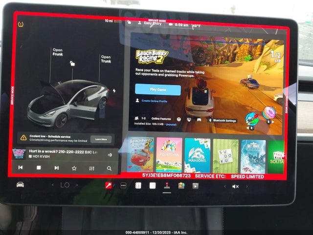44005911 :رقم المزاد ، 5YJ3E1EB8MF066723 vin ، 2021 Tesla Model 3 Long Range Dual Motor All-wheel Drive مزاد بيع