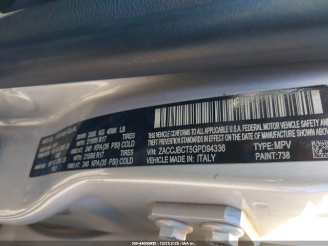 Jeep Renegade Trailhawk 2016 ZACCJBCT5GPD94336 Image 9