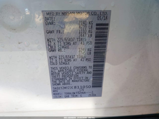 2018 NISSAN ROGUE HYBRID 5N1ET2MT2JC811050 Photo 8