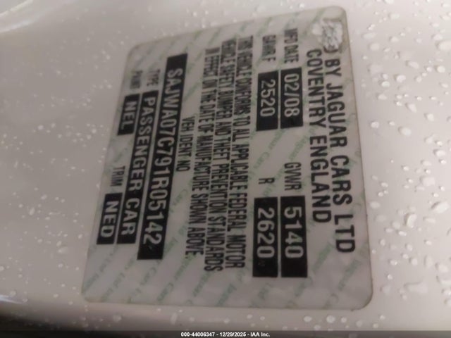 2009 JAGUAR XF SAJWA07C791R05142 Photo 8