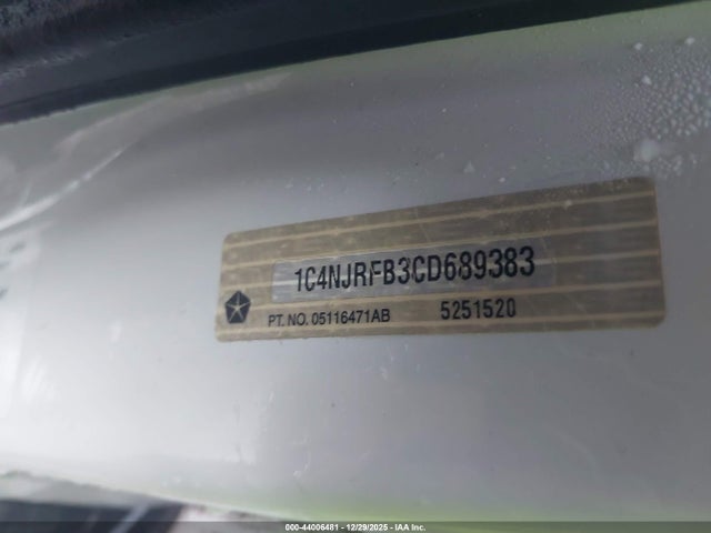 2012 JEEP PATRIOT 1C4NJRFB3CD689383 Photo 8