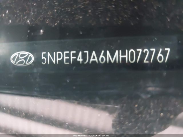 2021 HYUNDAI SONATA 5NPEF4JA6MH072767 Photo 8