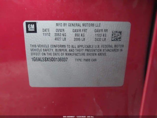 2013 CADILLAC ATS 1G6AL5SX5D0136037 Photo 8