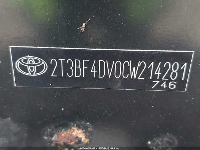 2012 TOYOTA RAV4 2T3BF4DV0CW214281 Photo 8
