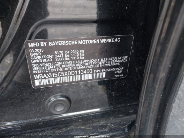 2013 BMW 528I WBAXH5C5XDD113400 Photo 8