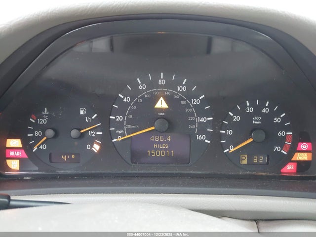 2002 Mercedes-benz Clk 320 მანქანა იყიდება აუქციონზე, vin: WDBLK65G62T110695, აუქციონის ნომერი: 44007004