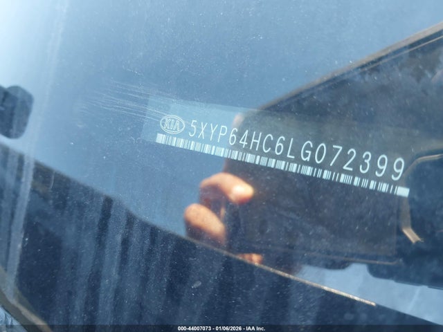 44007073 :رقم المزاد ، 5XYP64HC6LG072399 vin ، 2020 Kia Telluride S مزاد بيع
