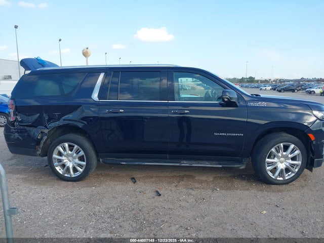 2022 Chevrolet Suburban 4wd High Country მანქანა იყიდება აუქციონზე, vin: 1GNSKGKT0NR256815, აუქციონის ნომერი: 44007149