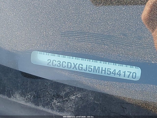 Продажа на аукционе авто 2021 Dodge Charger Scat Pack Rwd, vin: 2C3CDXGJ5MH544170, номер лота: 44007173