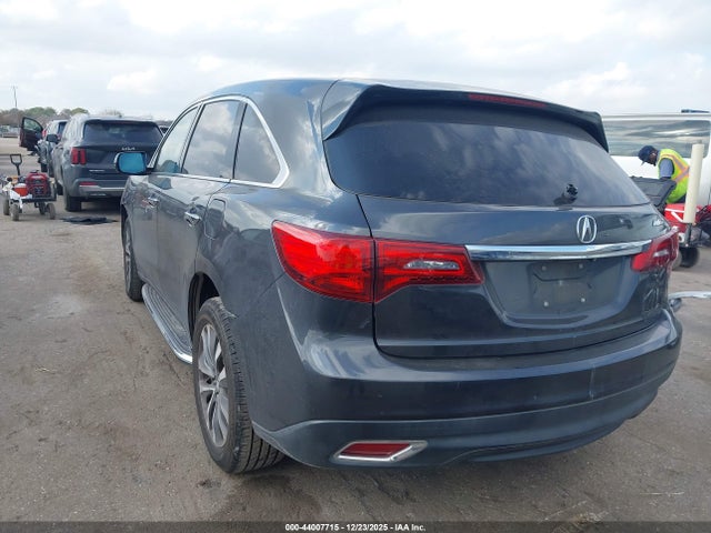 Aukcja sprzedaży 2016 Acura Mdx Technology   Entertainment Packages/technology, Entertainment   Acurawatch Plus Packages, vin: 5FRYD3H69GB002745, numer aukcji: 44007715