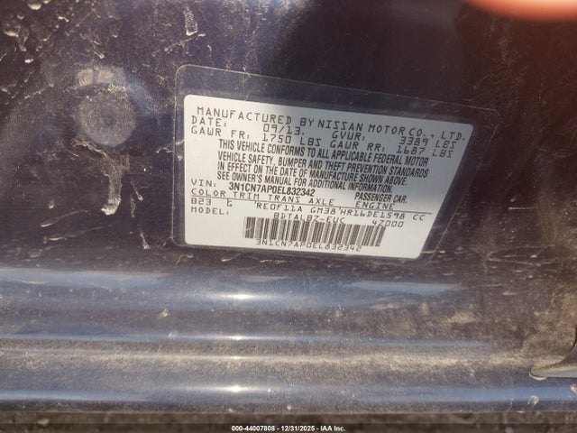 3N1CN7AP0EL832342 Nissan Versa 1.6 Sv