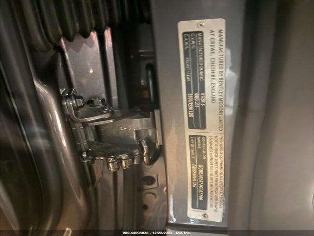 Продаж на аукціоні авто 2018 Bentley Flying Spur W12 S, vin: SCBEJ9ZA7JC067796, номер лоту: 44008038