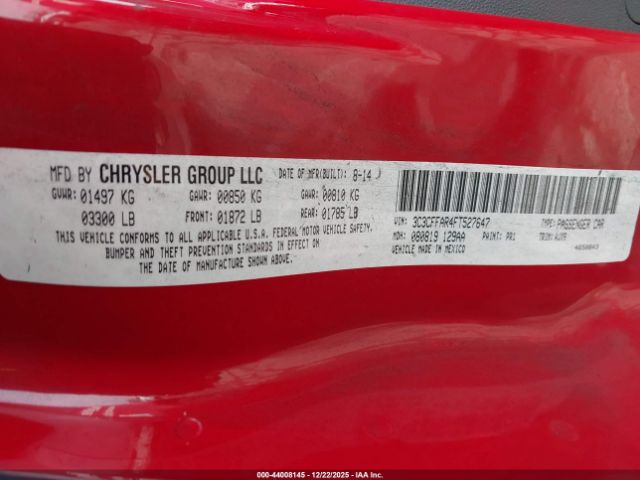 2015 FIAT 500 3C3CFFAR4FT527647 Photo 8