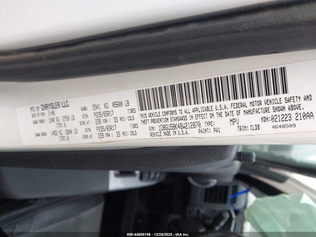 2008 Dodge Nitro Slt/rt მანქანა იყიდება აუქციონზე, vin: 1D8GU58K48W212870, აუქციონის ნომერი: 44008156
