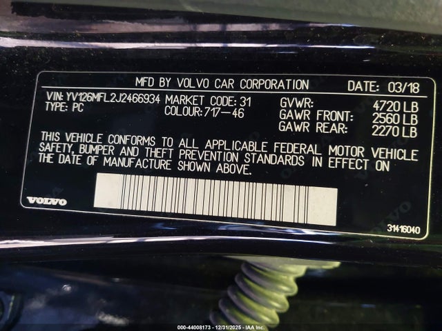 2018 VOLVO S60 YV126MFL2J2466934 Photo 8