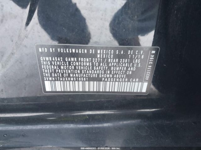 2017 VOLKSWAGEN GOLF ALLTRACK 3VWH17AUXHM516561 Photo 8