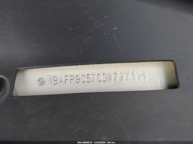 2012 BMW 550I WBAFR9C57CDX79239 Photo 8