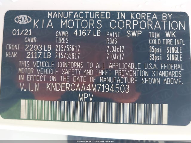 2021 KIA SELTOS KNDERCAA4M7194503 Photo 8