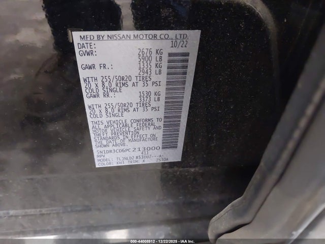 2023 NISSAN PATHFINDER 5N1DR3CD6PC213000 Photo 8