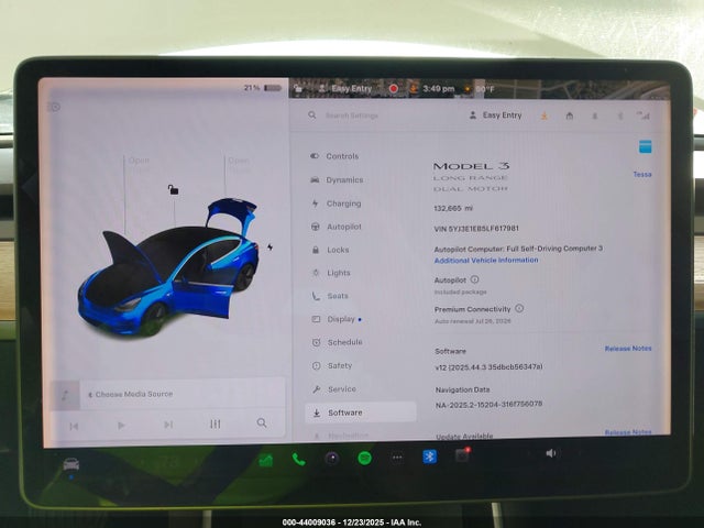 2020 TESLA MODEL 3 5YJ3E1EB5LF617981 Photo 6