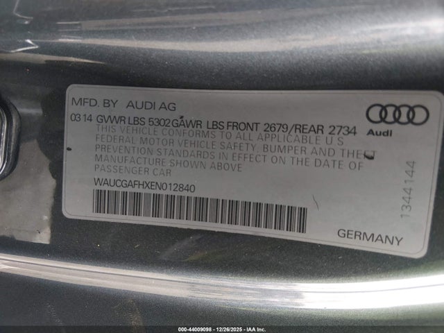 2014 AUDI S5 WAUCGAFHXEN012840 Photo 8