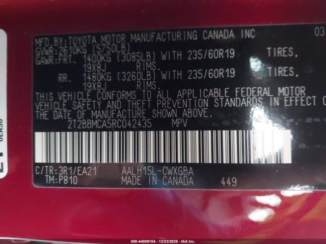 2024 LEXUS RX 350H 2T2BBMCA5RC042435 Photo 8