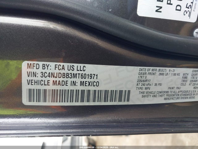 2021 JEEP COMPASS 3C4NJDBB3MT601971 Photo 8