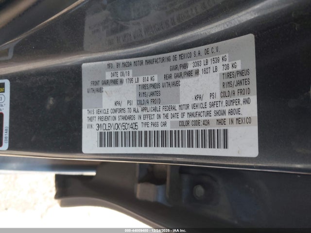 2019 TOYOTA YARIS 3MYDLBYV0KY501405 Photo 8