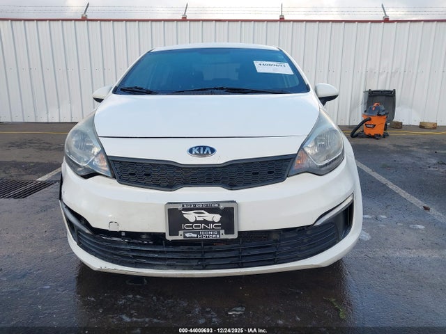 2016 Kia Rio Lx მანქანა იყიდება აუქციონზე, vin: KNADM4A30G6558974, აუქციონის ნომერი: 44009693