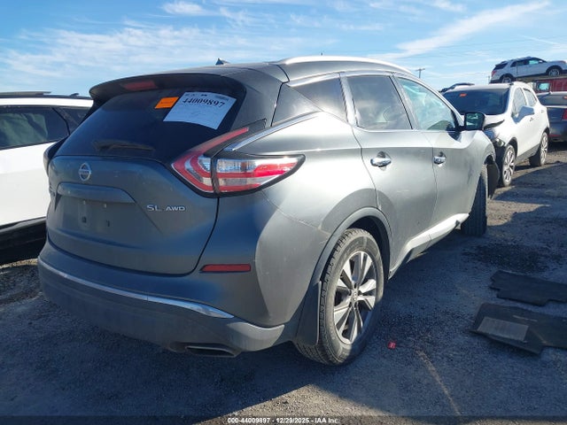 5N1AZ2MHXFN258703 Nissan MURANO SL