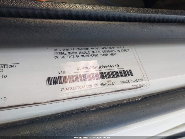 Продажа на аукционе авто 2006 Volvo Vn Vnl, vin: 4V4NC9GH06N444119, номер лота: 44010021