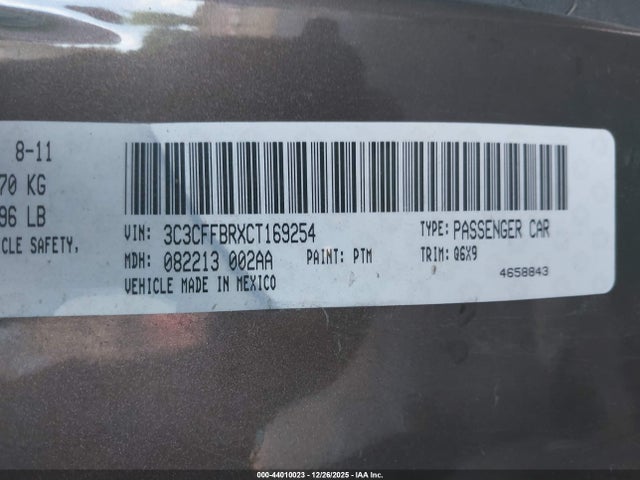 2012 FIAT 500 3C3CFFBRXCT169254 Photo 8