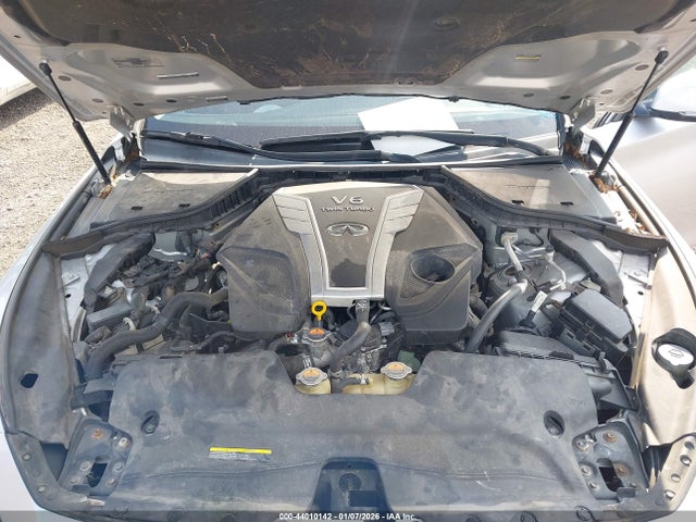 2018 Infiniti Q50 3.0t Luxe მანქანა იყიდება აუქციონზე, vin: JN1EV7AR7JM430621, აუქციონის ნომერი: 44010142