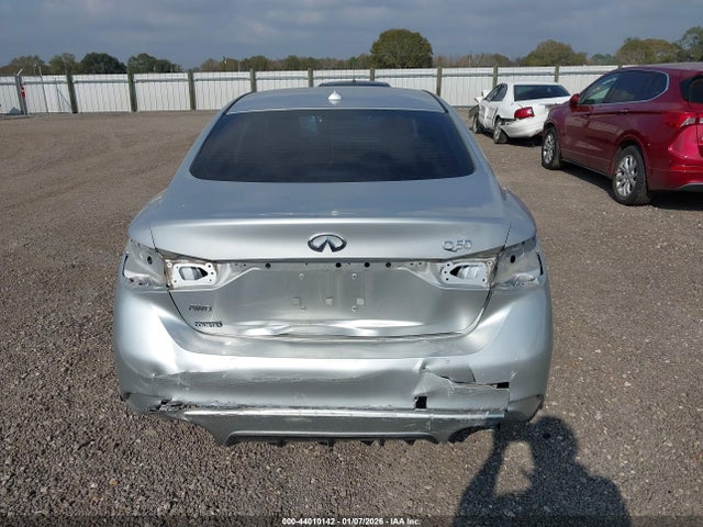 2018 Infiniti Q50 3.0t Luxe მანქანა იყიდება აუქციონზე, vin: JN1EV7AR7JM430621, აუქციონის ნომერი: 44010142