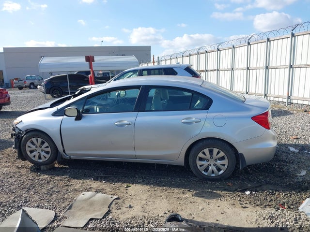44010180 :رقم المزاد ، 2HGFB2F5XCH310600 vin ، 2012 Honda Civic Lx مزاد بيع