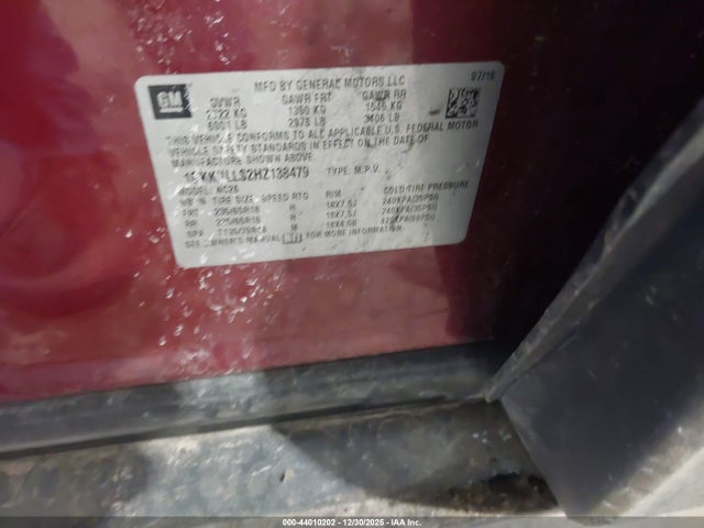 1GKKNLLS2HZ138479 GMC Acadia Sle-2