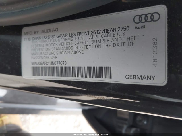 2017 AUDI A6 WAUG8AFC1HN077079 Photo 8