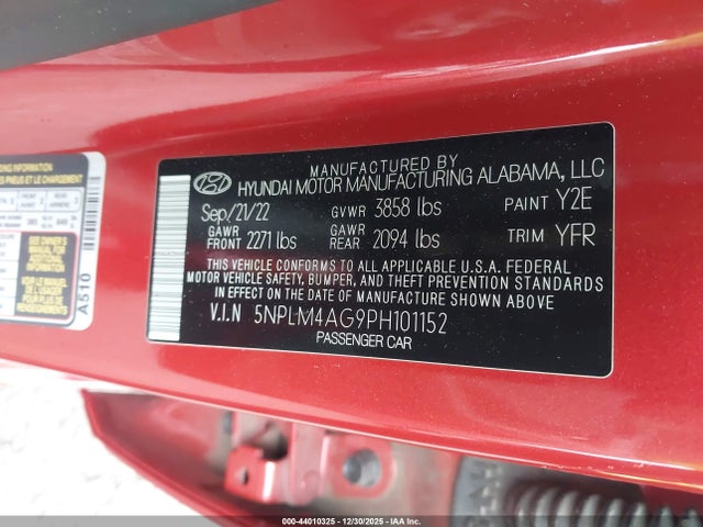 Hyundai ELANTRA SEL 2023 5NPLM4AG9PH101152 Image 9