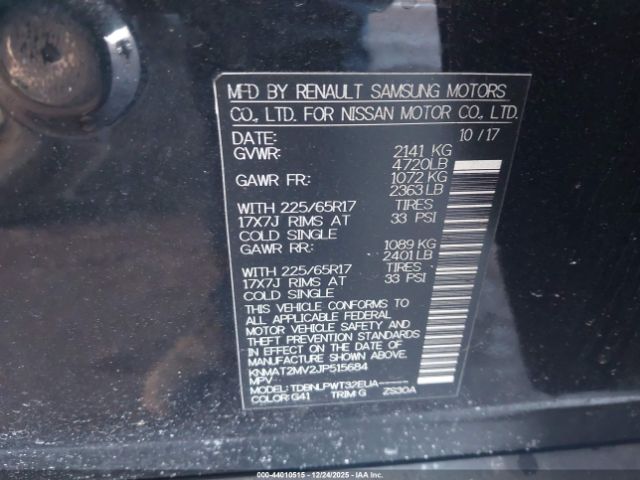 2018 NISSAN ROGUE KNMAT2MV2JP515684 Photo 8