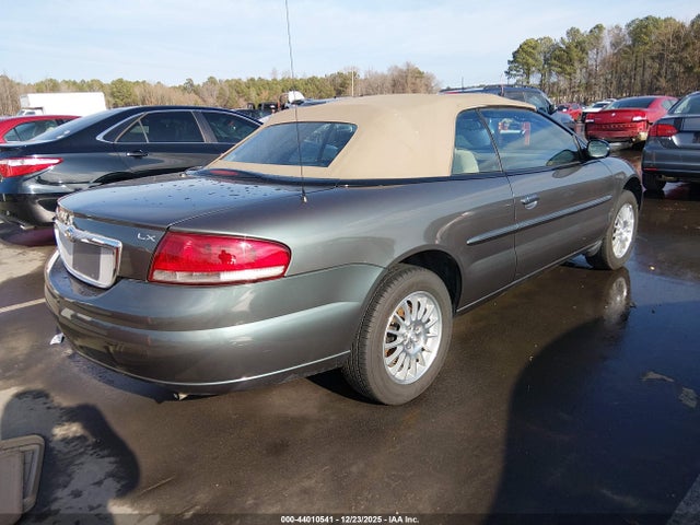 2004 Chrysler Sebring Lx მანქანა იყიდება აუქციონზე, vin: 1C3EL45R44N142134, აუქციონის ნომერი: 44010541