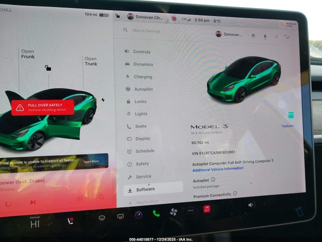 2021 TESLA MODEL 3 5YJ3E1EA1MF850961 Photo 6
