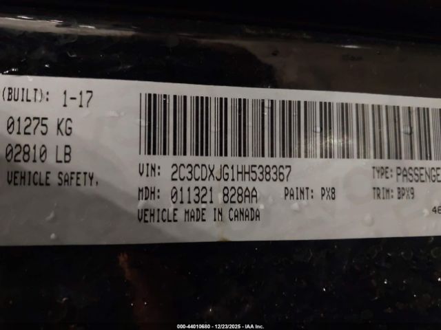 2017 DODGE CHARGER 2C3CDXJG1HH538367 Photo 8