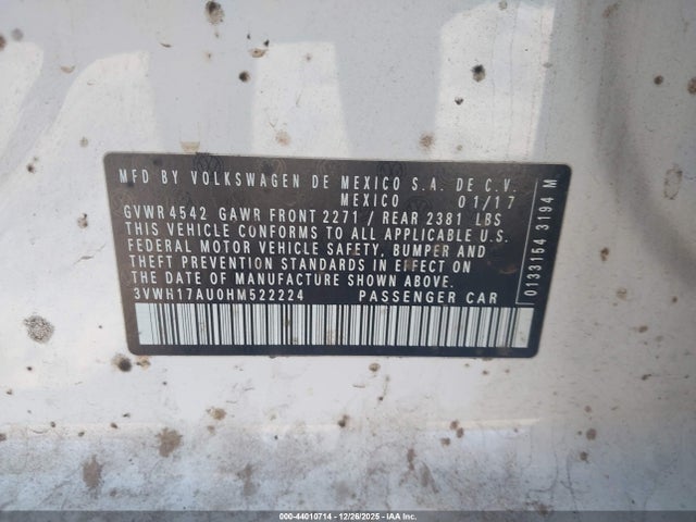 2017 VOLKSWAGEN GOLF ALLTRACK 3VWH17AU0HM522224 Photo 8