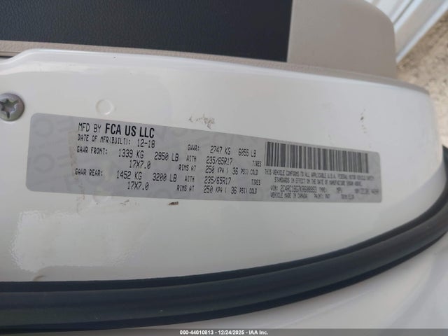 Chrysler Pacifica Touring L 2019 2C4RC1BG7KR608993 Image 9