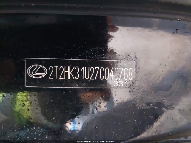 2007 LEXUS RX 350 2T2HK31U27C040768 Photo 8