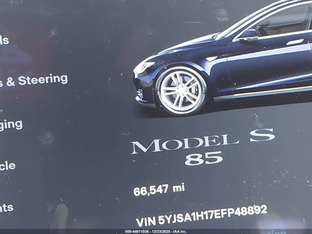 Tesla Model S P85 2014 5YJSA1H17EFP48892 Image 16