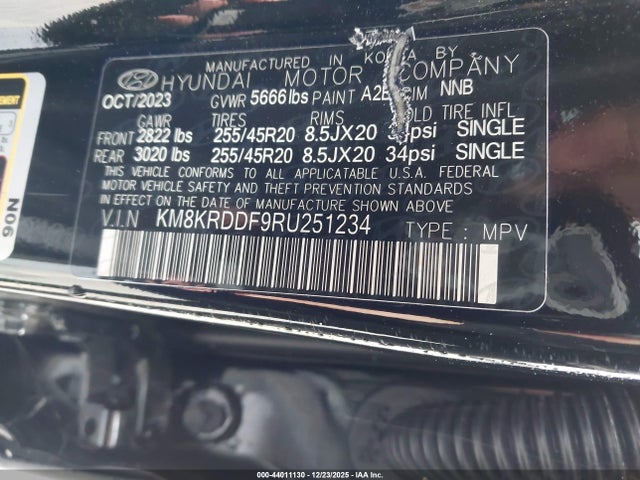 Hyundai Ioniq 5 Limited 2024 KM8KRDDF9RU251234 Image 9