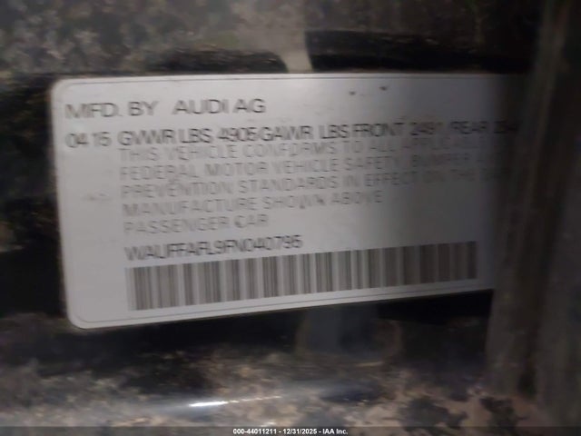 2015 AUDI A4 WAUFFAFL9FN040795 Photo 8
