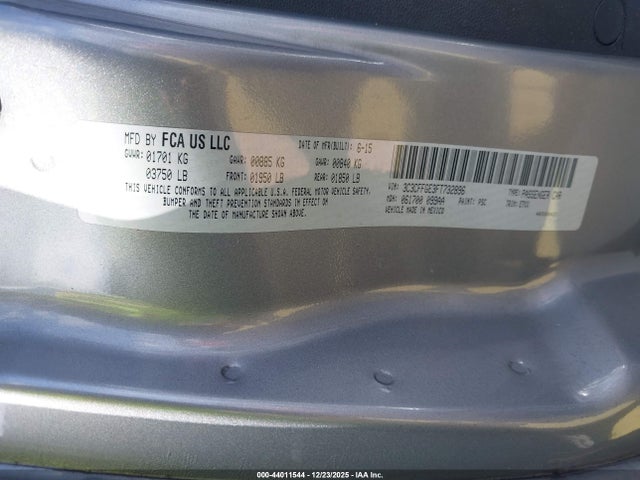 2015 FIAT 500E 3C3CFFGE3FT732896 Photo 8